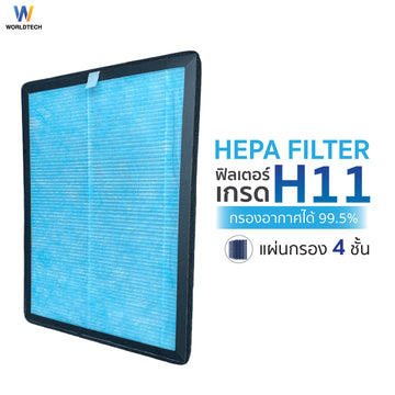 Worldtech ไส้กรอง เครื่องฟอกอากาศ รุ่น WT-P50-Filter